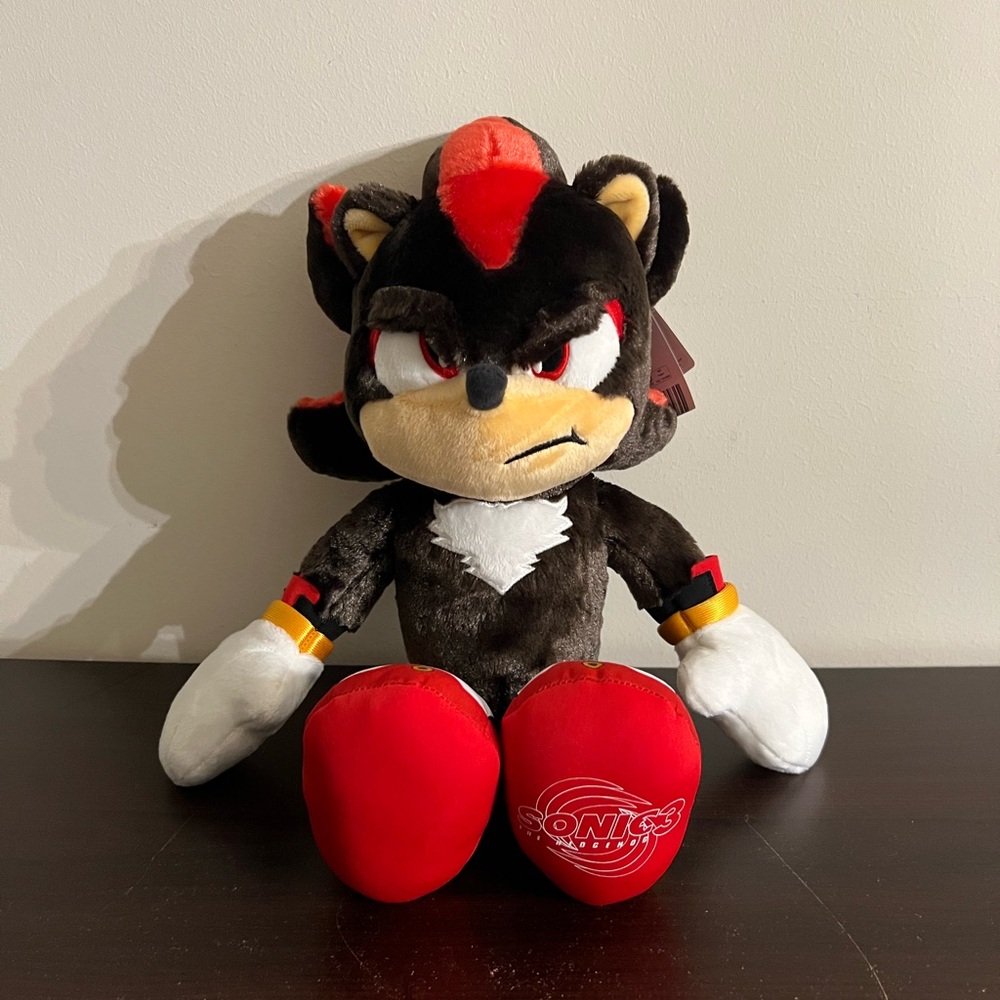 RARE Brand New Shadow The Hedgehog Sonic 3 Build-A-Bear!